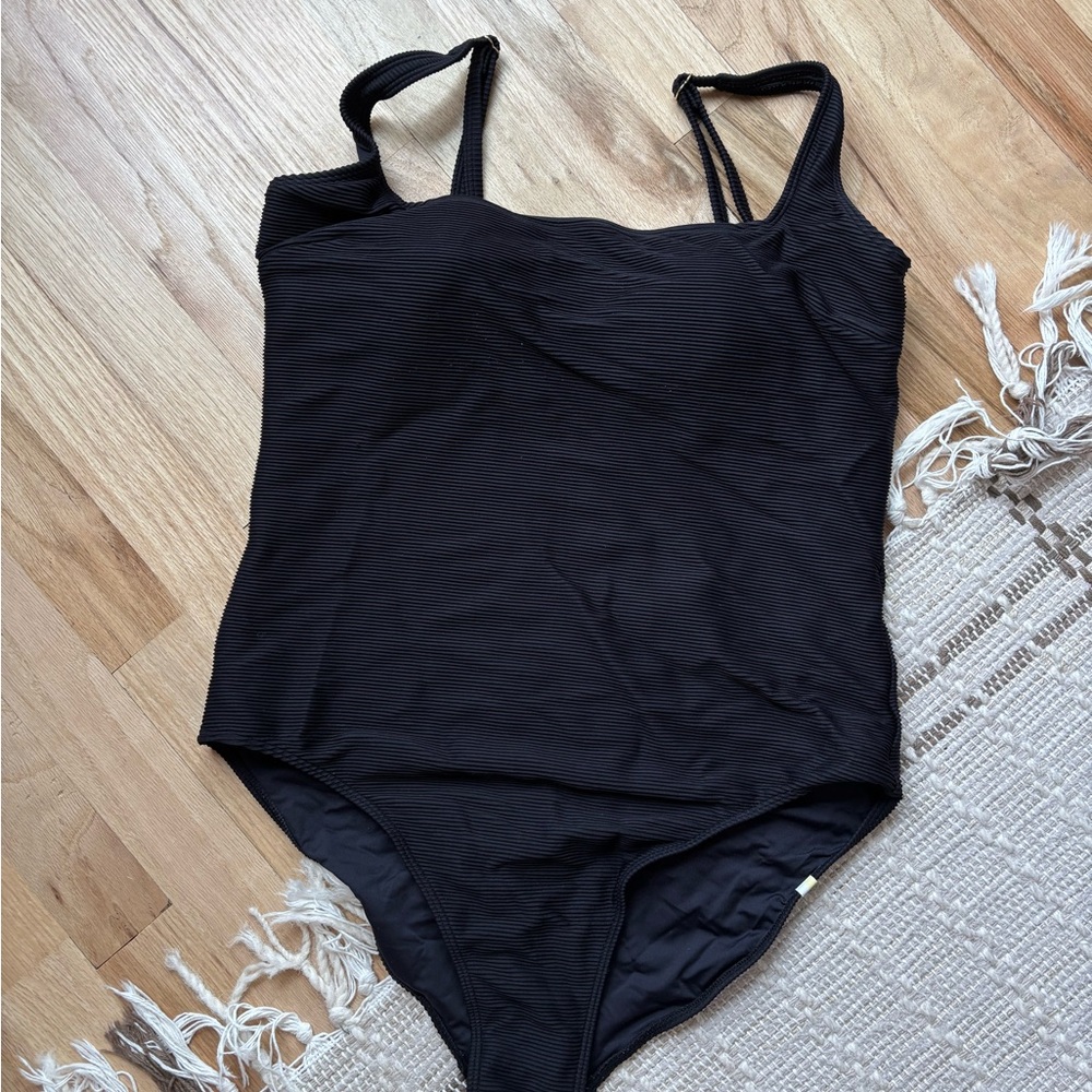 summersalt The RippleRib Square Neck One-Piece